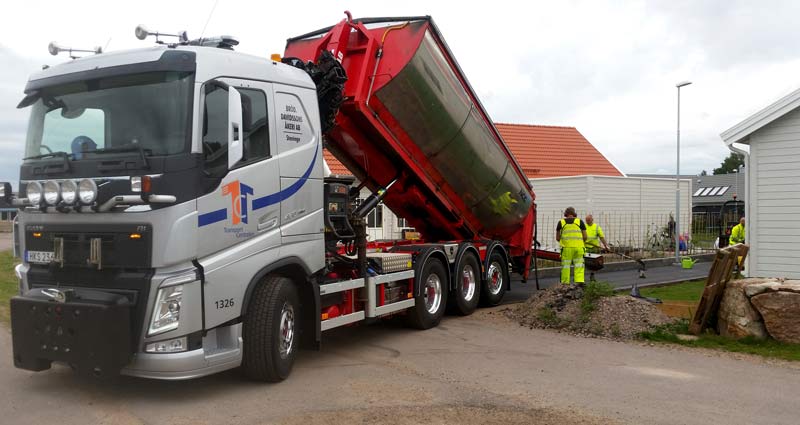 Transportcentralen hjälper dig bygga garageinfart i Varberg